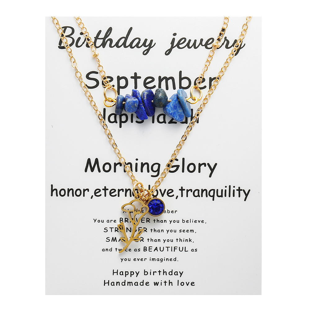 mix-September blue gold