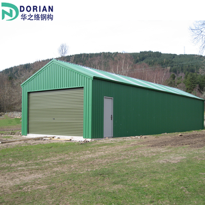 Mạ Kẽm chống gỉ ánh sáng đo thép vườn lưu trữ nhà tùy chỉnh nhà để xe Cấu trúc thép kho Xây Dựng Công cụ làm vườn nhà kho - Product Image 1