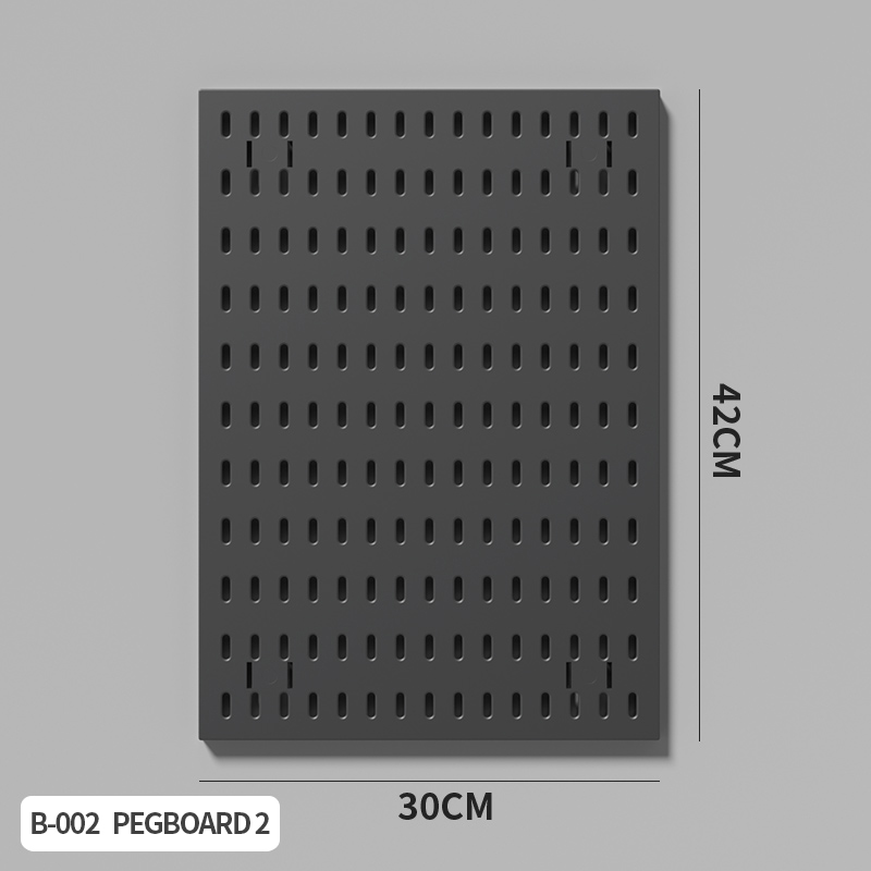 Tablero perforado negro 2 30*42cm