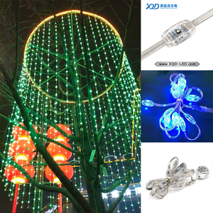 360-Grad 3D DMX/SPI RGB Zeichenfolge LED Pixelkugelmatrix Licht Pixelleisten für Weihnachtsbeleuchtung Kunstbeleuchtungs-Display