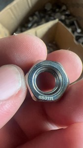 ボルトナットM10 X 30MMステンレス鋼グレードSS 317L六角ボルト1 PCとフラットウォッシャー1 PC対応 - Product Image 4