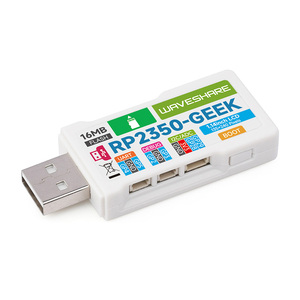 RP2350-GEEK çift çekirdekli mikrodenetleyici geliştirme kurulu USB seri Port hata ayıklama indirici ahududu Pi kiti