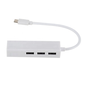 Type to <strong>USB</strong> 2.0 Network <strong>Card</strong> with 3 <strong>USB</strong> 2.0 RJ45 Type 100Mbps Network <strong>Card</strong> - Product Image 2