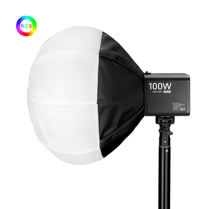 100W RGB dahili pil LED COB Video ışığı profesyonel fotoğraf ışığı kısılabilir stüdyo canlı akışı için 2700-6500K - Product Image 5