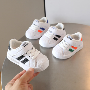 Tênis infantil antiderrapante respirável leve para crianças, calçado esportivo para bebês de 6 12 18 24 meses, calçado para caminhar pela primeira vez, meninos