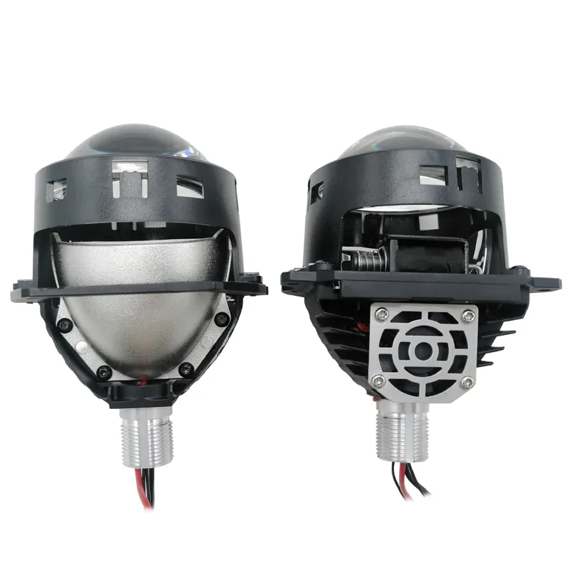 Lentille de projecteur Biled de voiture au prix de gros 3.0 pouces 2.5 pouces avec adaptateur H4 H7 9005 objectif Bi LED