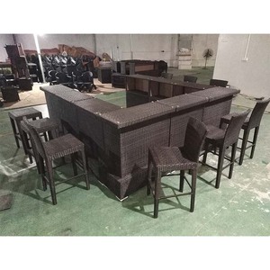 Bàn cao và quầy <span class=keywords><strong>bar</strong></span> đặt vườn ngoài trời giá rẻ chất liệu mây cho nhà hàng ăn uống khách sạn biệt thự nhà thanh sử dụng - Product Image 1