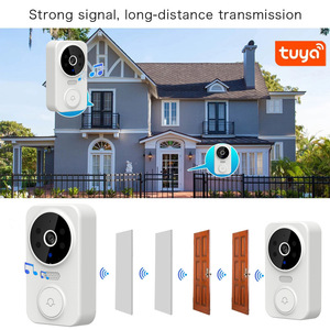 Colorido Smart Home Video timbre visión nocturna impermeable intercomunicador anillo Cámara Tuya aplicación para sistema de seguridad al aire libre - Product Image 5