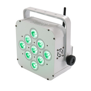 9 adet 18W altı-in-one LED Par ışık mobil Wi-Fi ve pil uzaktan kumanda RGBW UV yayan renk düğün performansları için değişen - Product Image 6