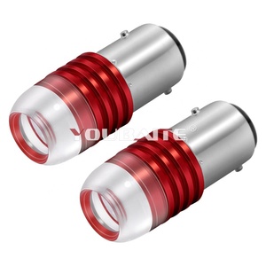 พลังงานสูง1156 1157 Bay15d ซัง Led รถสีแดงแฟลชกระพริบเบรคการสำรองข้อมูลย้อนกลับหยุดหลอดไฟ12โวลต์6วัตต์หลอดไฟ - Product Image 3
