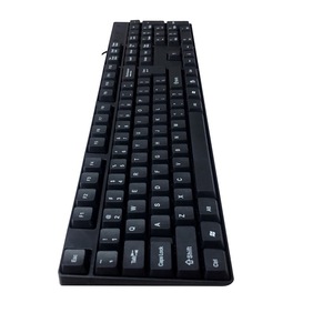 T18 Black Wired <strong>Computer</strong> <strong>Keyboard</strong> with 68 Keys USB 3.0 Interface English &amp; Thai Language Support for Desktop Office <strong>Use</strong> - Product Image 3