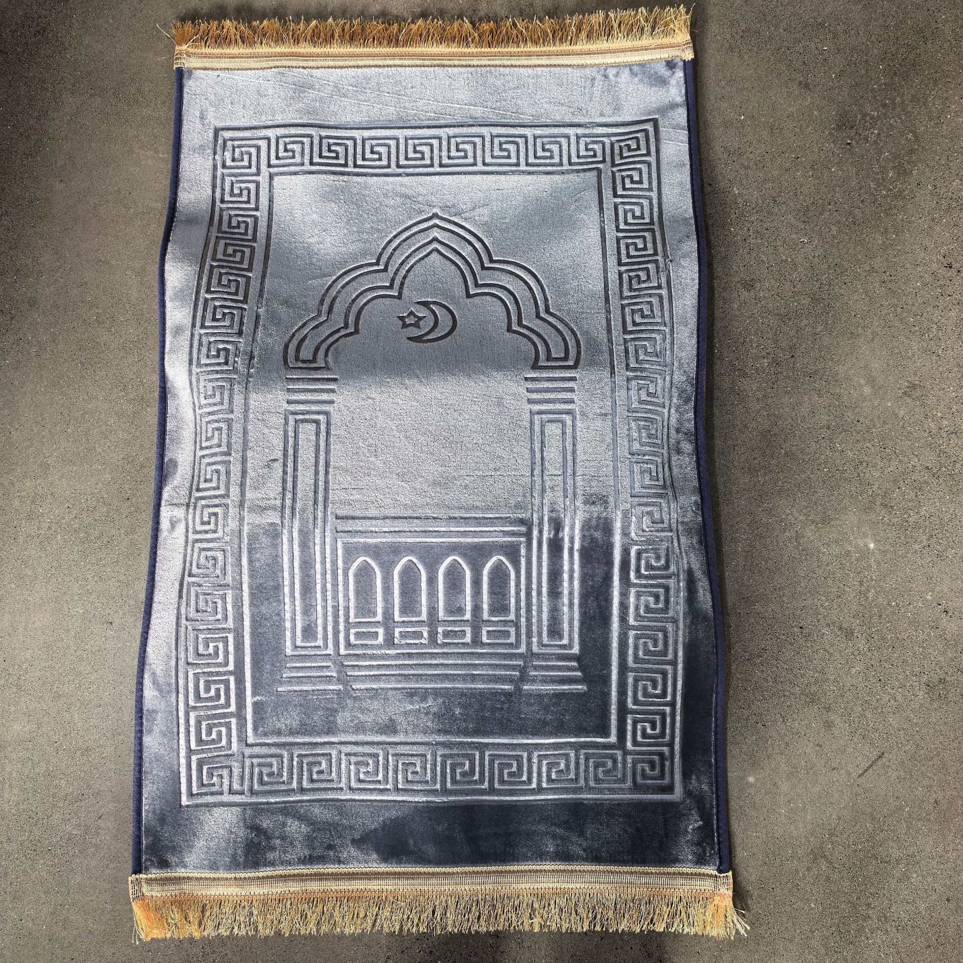 T-07 gris clair-70110cm-velours-8cm-épaisseur-éponge standard-simple-