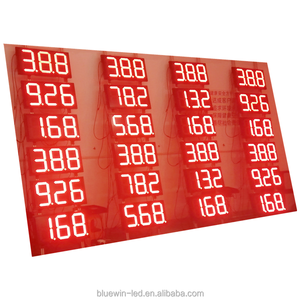 All'ingrosso a buon mercato prezzo impermeabile stazione di servizio 3 cifre di colore giallo 16 pollici Led 7 segmento modulo di visualizzazione - Product Image 6