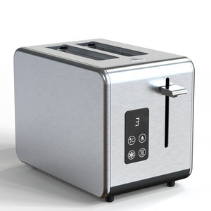 Digitaler Brot toaster aus Edelstahl, intelligenter Touchscreen-Toaster mit LCD-Toaster und Farb lackier option - Product Image 1