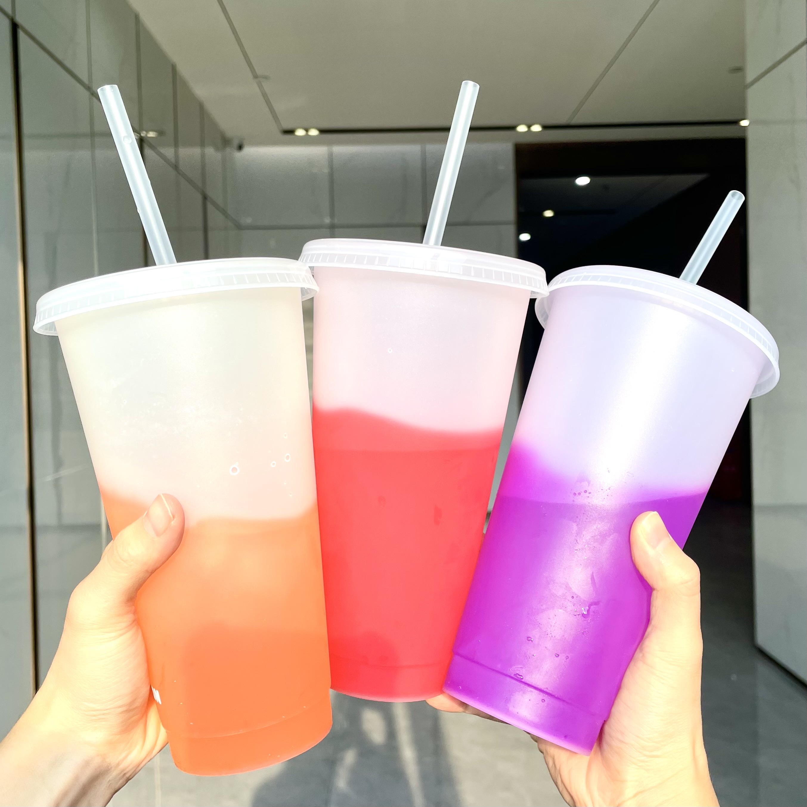 Tasse à changement de couleur