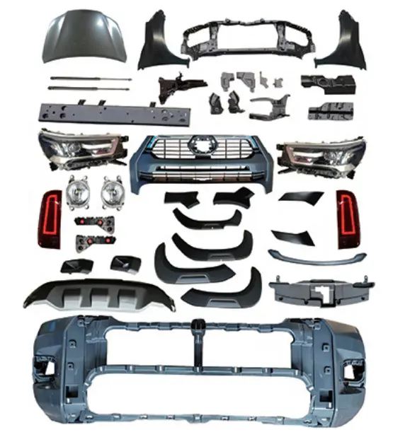Body kit for TOYOTA HILUX VIGO 2005- 2018 Upgrade to ROCCO 2020 -2021 model