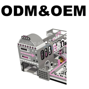 Sıcak satış ticari kapalı eğlence parkı ekipmanları çocuk oyun yazılımı platformu renkli okul vesilesiyle - Product Image 4