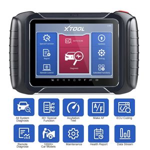 XTOOL D-8 Automotive Scan Tool Bidirektion ale Steuerung OBD2 Auto diagnose scanner ECU-Codierung 38 + Services + Schlüssel programmierung