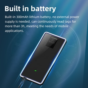 WYUANプログラマブルUHF RFID BluetoothリーダーライターISO18000-6Cポータブル0-1m読み取り範囲内蔵バッテリー資産管理 - Product Image 4
