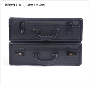 便携式铝合金金属工具盒家用工具收纳盒硬质铝盒隔断携带盒文件盒 - Product Image 3