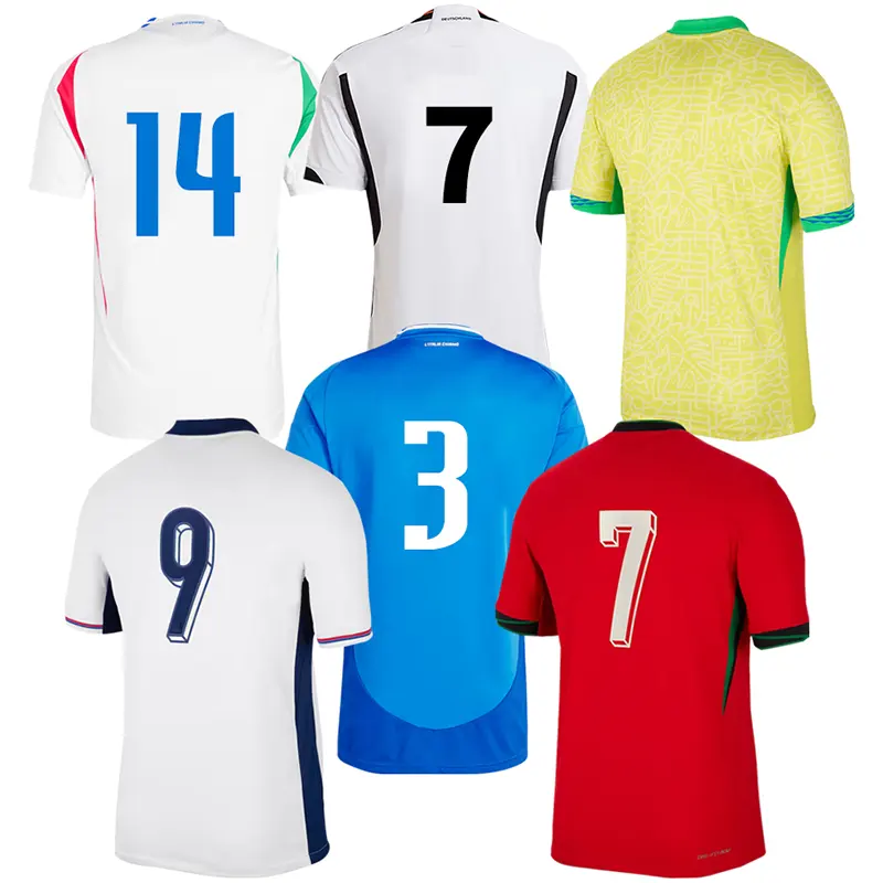 Custom Men's National Team Inspired Football Suit New Digital Print Soccer Jersey Top Thai Quality Wholesale Soccer Wear