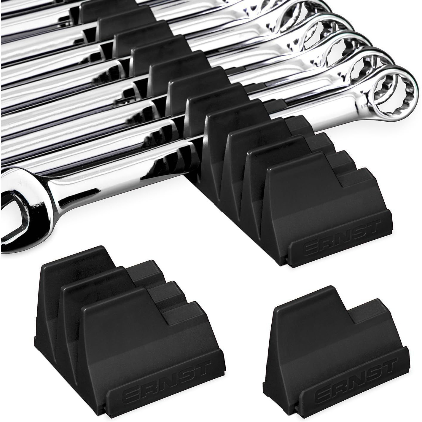 100-piece black wrench organizer set