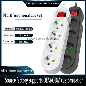 Opción de carga versátil para múltiples dispositivos Toma de extensión USB con toma de corriente múltiple - Product Image 2