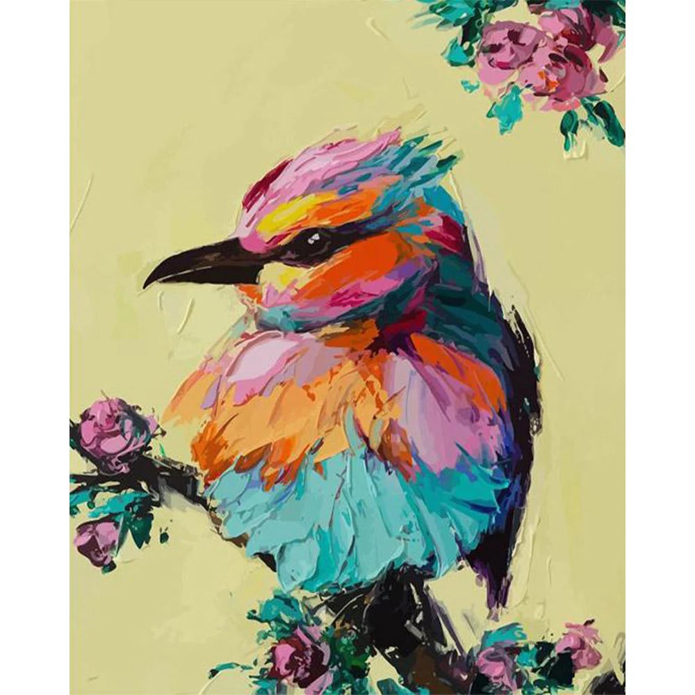 Pájaro Pintado de Colores