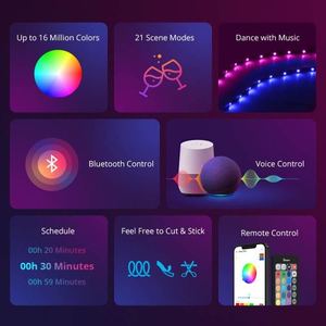Sonoff L2 Lite abd akıllı Led ışık şerit 5m uzaktan müzik kontrol cihazı kesilebilir esnek Led Diy ışık şeridi ile çalışmak alexa - Product Image 2