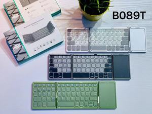 Wireless BT Tri-folding <strong>Keyboard</strong> Contrast Splicing Mobile Phone Tablet <strong>Computer</strong> Three Systems <strong>Multi</strong>-device Universal <strong>Mouse</strong> - Product Image 6