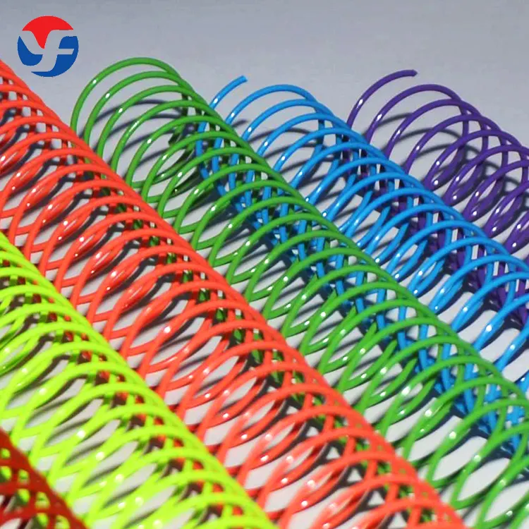 China Hersteller Spiral binde spule 2:1 Single Metal Spiral Binding Spiral