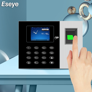 Система управления посещаемостью Eseye, устройство записи времени, управление доступом, Распознавание отпечатков пальцев, USB-карта - Product Image 3