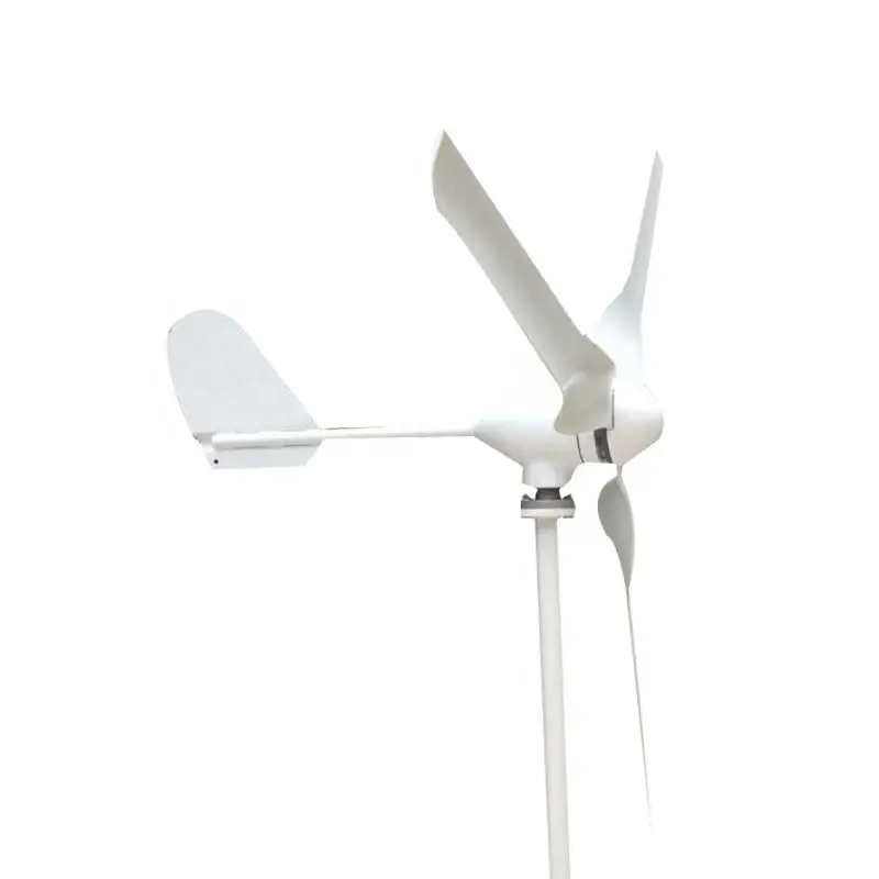 Kit de turbina aerogeneradora de 300W, molino de viento de 12V y 24V con controlador incorporado para farola híbrida Solar eólica