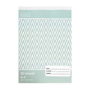 Papelería de oficina escolar Impresión personalizada barata Línea de decisión francesa rasgable Almohadillas legales 80 hojas Bloc de notas A4 Cuadernos encuadernados perfectos - Product Image 3