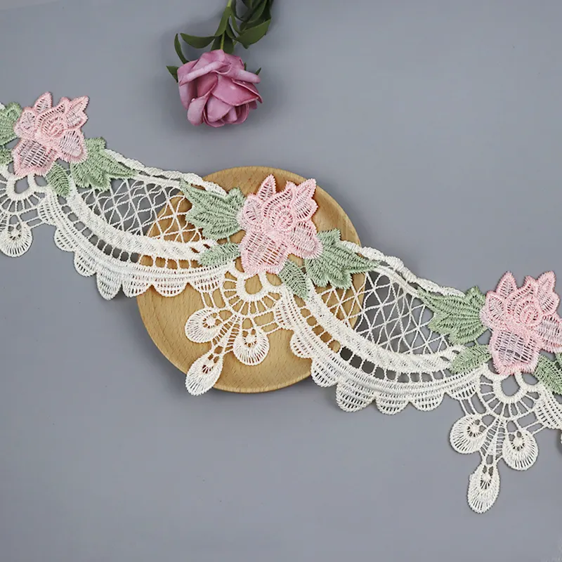 2022 Tiny Lace Trim Guipure Macrame Trim pizzo rifilatura con nappe per tenda