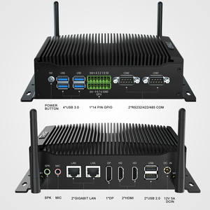 ミニHYSTOUファンレスPC10thプロセッサーIntel100HD DP RS232 RS485 Com USB Win 10/11デスクトップコンピューター - Product Image 4
