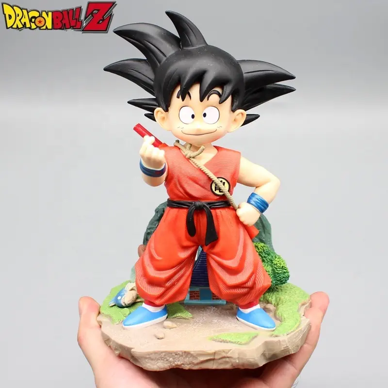 Drag-on Ball Gk compara el corazón que sí ropa de entrenamiento Goku infancia coleccionable figura de moda modelo adornos de escritorio juguete para regalo