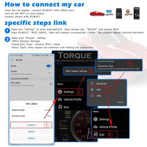 WIFI V1.5 автомобильный диагностический считыватель для проверки двигателя OBD2 Wifi сканер ELM327 Поддержка IOS Android Symbia Windows автомобильный диагностический инструмент - Product Image 4