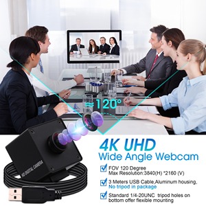กล้องวิดีโอ4พันมืออาชีพดิจิตอลเว็บแคมมุมกว้างกล้องรักษาความปลอดภัย Usb กล้องมุมกว้าง - Product Image 4