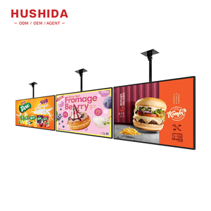 55-дюймовый 4K ультра узкий край настенное крепление Android Digital Signage ad display fast food меню дисплей доска Цифровой дисплей для меню - Product Image 4