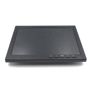 DC12 IPS1280X800ウォールマウントデスクトップTFTLCDモニター10.1インチCCTVモニター (BNC AV VGA HD1080PUSBポートコンピューターモニター付き) - Product Image 5