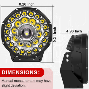 Universal 9 Inch 240W <strong>12</strong> <strong>Volt</strong> 22000LM Round <strong>LED</strong> Laser Driving Light for Truck Car 4x4 Pod Light DRL Spotlight Fog Light Custom - Product Image 3