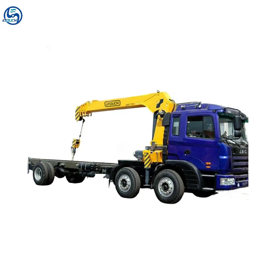 تستخدم على نطاق واسع 10ton شاحنة محمولة معدات رفع هيدروليكية قابلة للطي للبيع للبناء