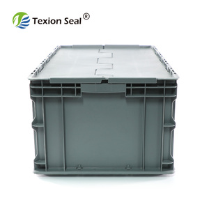 TX-TB008 Heavy Duty Large Warehouse Storage Stackable Plastic <strong>Container</strong> <strong>Stack</strong> <strong>and</strong> <strong>Nest</strong> Tote with Lid - Product Image 4