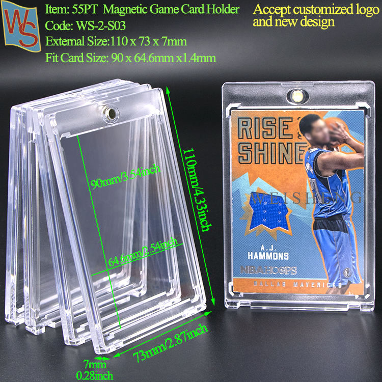 S03 55PT Magnetic Card slab