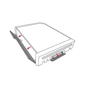 3Pcs/Set Memory Card Door Slot Cover Lids for Nintend <strong>Wii</strong> <strong>Game</strong> Console Replacement Accessories Memory Port Door Baffle - Product Image 2