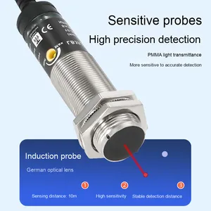 <strong>M18</strong> Metal Shell <strong>Sensor</strong> High Precision Infrared Electric Eye Anti-Interference Through-Beam Photoelectric Optical <strong>Sensors</strong> - Product Image 3