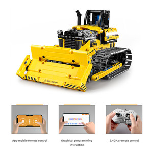 STEM APP telecomando ingegneria blocchi di costruzione per auto assemblare modello ragazzi giocattolo educativo 3 in1 kit robot di programmazione fai da te - Product Image 4