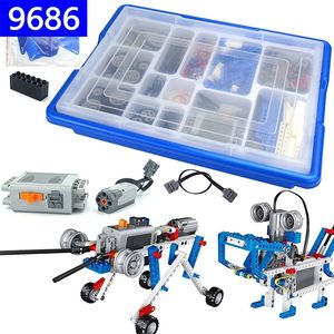 DIY 396 PCS Programmier spielzeug Baustein Spielzeug 9686 Powered Machines Science Teaching Set Geschenk für Kinder
