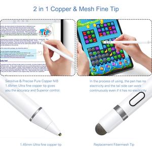适用于iOS和安卓触摸屏的有源触控笔，具有双触摸功能的铅笔 - Product Image 3